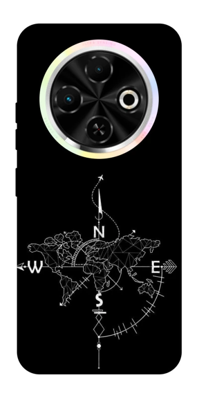 Чохол на TECNO Spark 30C Travel Map фото 1 з 1