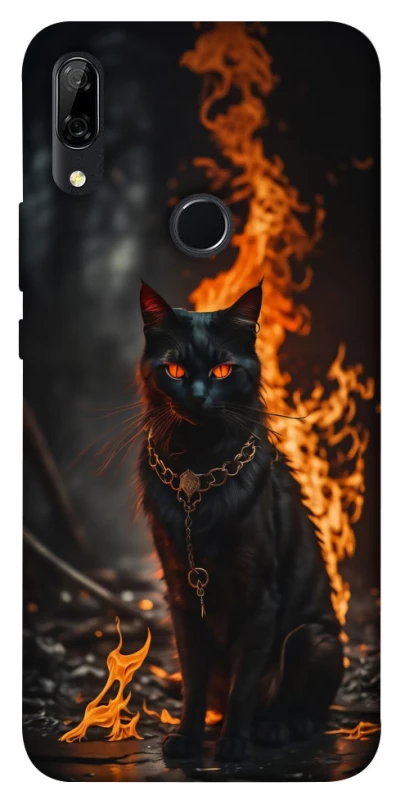 Чохол на Huawei P Smart Z Вогняний кіт фото 1 з 1