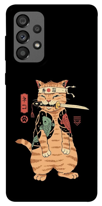 Чехол на Samsung Galaxy A73 5G Кот-самурай фото 1 из 1