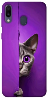 Чохол на Samsung Galaxy M20 Кіт-підглядач фото 1 з 1