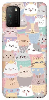 Чехол на Xiaomi Poco M3 Funny Kittens ver.2 фото 1 из 1