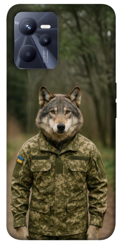 Чохол на Realme C35 Вовк захисник фото 1 з 1