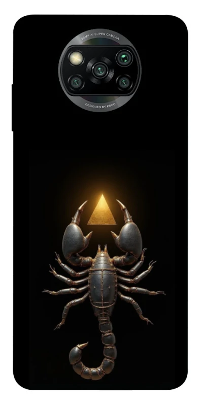 Чохол на Xiaomi Poco X3 NFC / Poco X3 Pro Scorpio with Golden Triangle фото 1 з 1