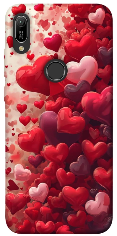 Чохол на Huawei Y6 (2019) Many hearts фото 1 з 1