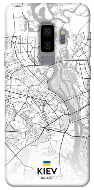 Чохол на Samsung Galaxy S9+ Kiev white map фото 1 з 1