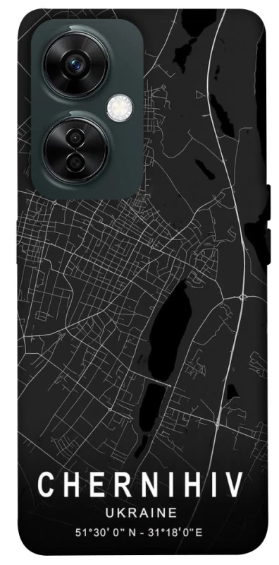 Чехол на OnePlus Nord CE 3 Lite Chernihiv map фото 1 из 1