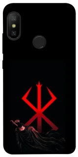 Чехол на Xiaomi Mi A2 Lite / Xiaomi Redmi 6 Pro Berserk Red Logo фото 1 из 1