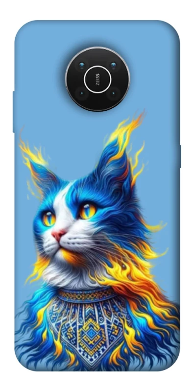 Чохол на Nokia X10 / X20 Кіт патріот фото 1 з 1