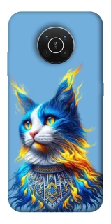 Чохол на Nokia X10 / X20 Кіт патріот фото 1 з 1