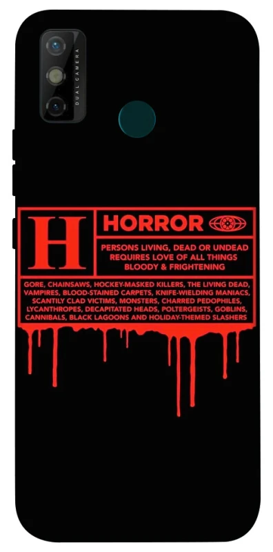 Чохол на TECNO Spark 6 Go Horror Halloween фото 1 з 1