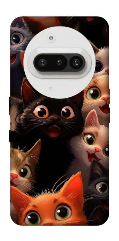 Чохол на Nothing Phone (3a) happy cats фото 1 з 1