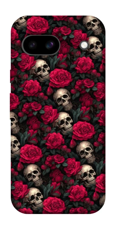 Чохол на Google Pixel 8a Черепа та рози фото 1 з 1