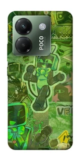 Чохол на Xiaomi Poco M7 pro 5G Dandysworld tv green theme фото 1 з 1