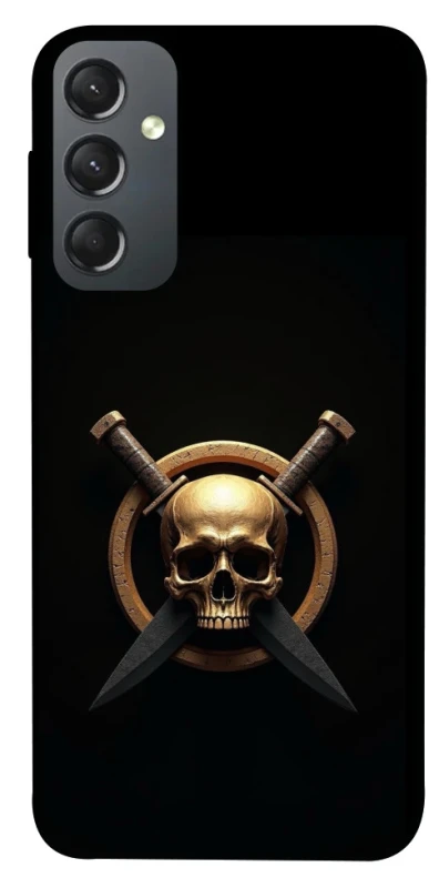 Чохол на Samsung Galaxy A24 4G Golden Skull фото 1 з 1
