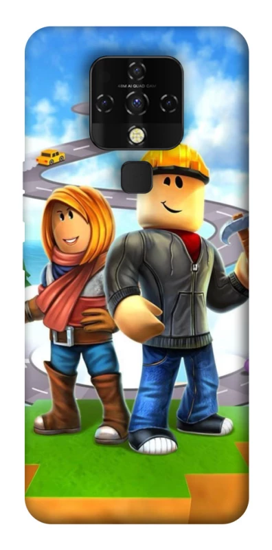 Чехол на TECNO Camon 16 SE Roblox Builder Adventure фото 1 из 1