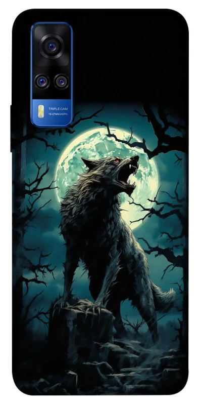 Чохол на Vivo Y51a Вовк під місяцем фото 1 з 1