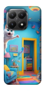 Чехол на Xiaomi 15T crazy cat фото 1 из 1