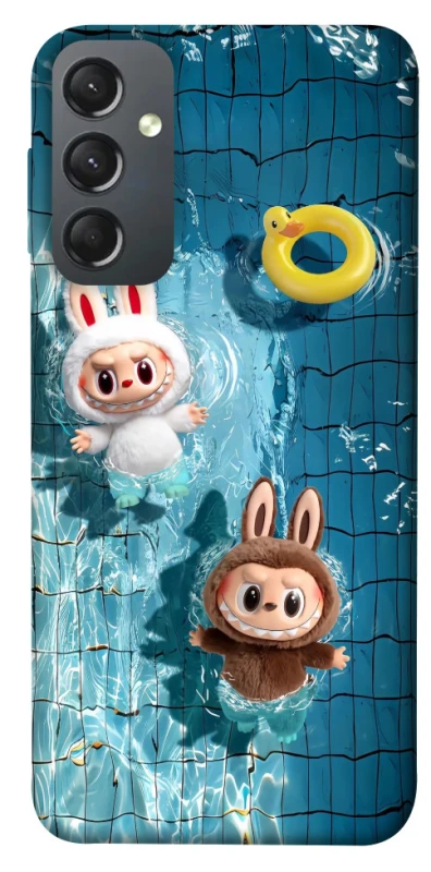 Чохол на Samsung Galaxy A24 4G Labubu in the pool фото 1 з 1