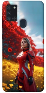 Чохол на Samsung Galaxy A21s Cyber space girl ver.5 фото 1 з 1