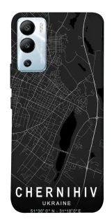 Чохол на Infinix Hot 12i Chernihiv map фото 1 з 1