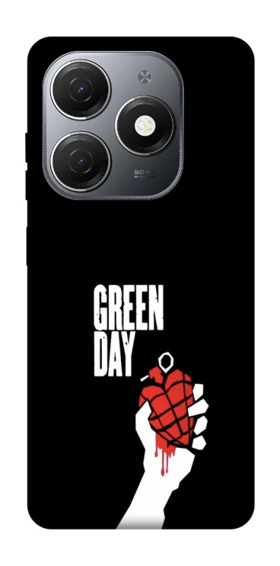 Чохол на TECNO Spark 20 Green Day logo фото 1 Чохол на TECNO Spark 20 Green Day logo фото 1 з 1