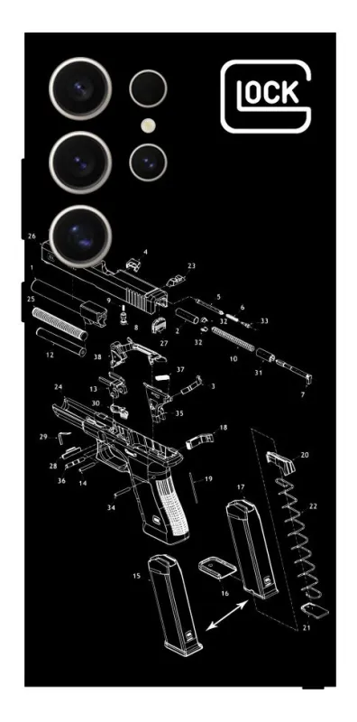 Чохол на Samsung Galaxy S25 Ultra LOCK фото 1 з 1