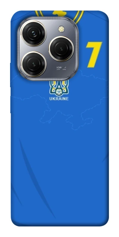 Чохол на TECNO Spark 20 Pro UA-Football ver.4 фото 1 з 1