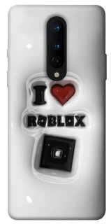 Чехол на OnePlus 8 I love Roblox фото 1 из 1