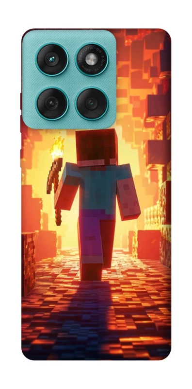 Чохол на Motorola Edge 60 Fusion Minecraft adventure фото 1 з 1