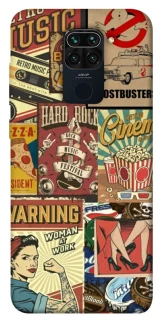 Чохол на Xiaomi Redmi Note 9 / Redmi 10X Retro collage ver.2 фото 1 з 1