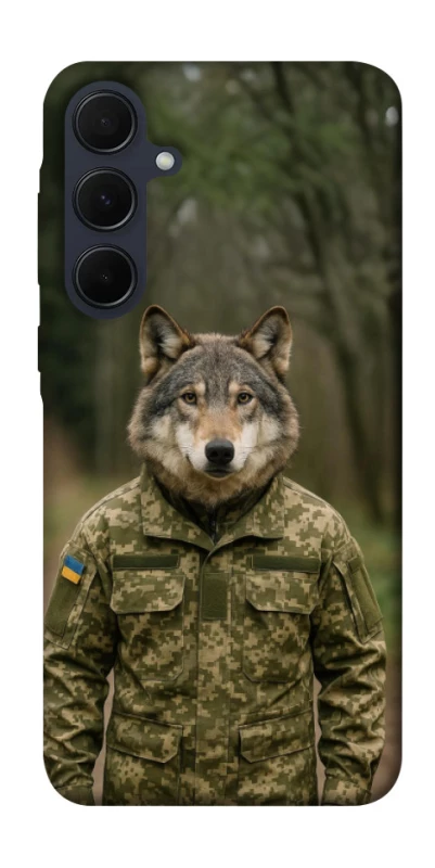 Чехол на Samsung Galaxy A35 Волк защитник фото 1 из 1