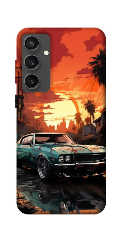 Чохол на Samsung Galaxy S24 FE Car at sunset фото 1 з 1