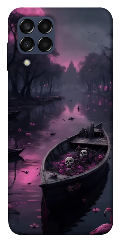 Чехол на Samsung Galaxy M33 5G Boat and flamingo фото 1 из 1