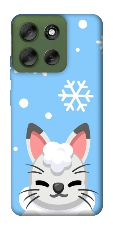 Чохол на Motorola Moto G56 5G Adopt Me Snow Kitty Smile фото 1 з 1