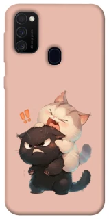 Чехол на Samsung Galaxy M21 Сat and cat фото 1 Чехол на Samsung Galaxy M21 Сat and cat фото 1 из 1