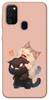 Чехол на Samsung Galaxy M30s / M21 Сat and cat фото 1 из 1
