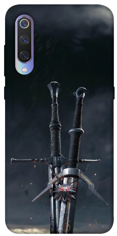 Чехол на Xiaomi Mi 9 Мечи Ведьмака фото 1 из 1