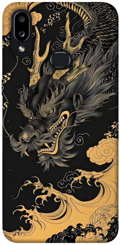 Чохол на Samsung Galaxy A10s gold dragon фото 1 з 1