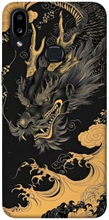 Чохол на Samsung Galaxy A10s gold dragon фото 1 з 1