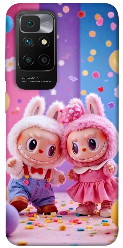 Чохол на Xiaomi Redmi 10 Labubu twins ver.3 фото 1 з 1