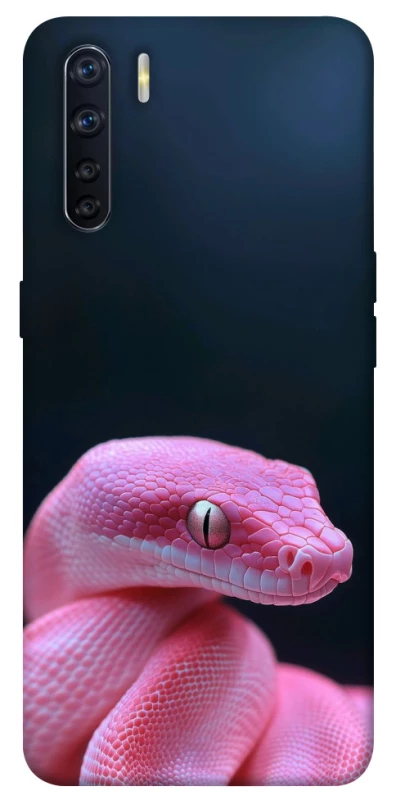 Чохол на Oppo A91 Рожева змія фото 1 з 1
