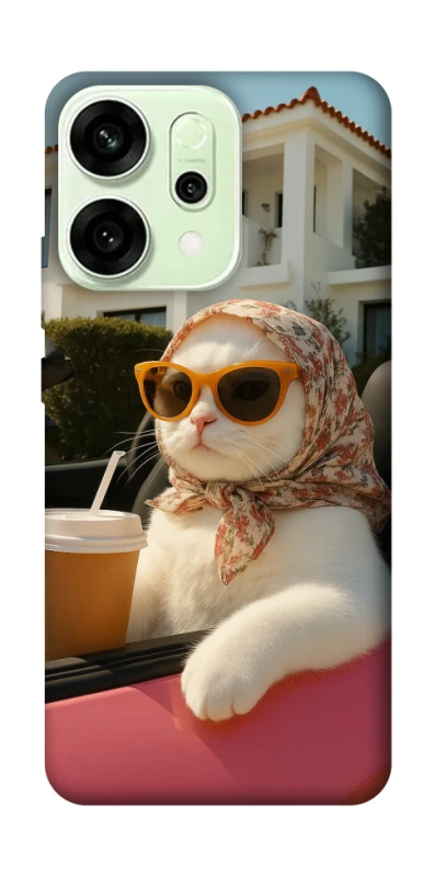 Чохол на Oppo Reno 14 Stylish Cat Cruise фото 1 з 1