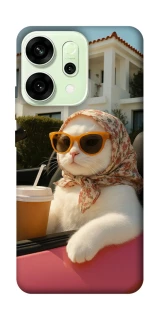 Чехол на Oppo Reno 14 Stylish Cat Cruise фото 1 Чехол на Oppo Reno 14 Stylish Cat Cruise фото 1 из 1