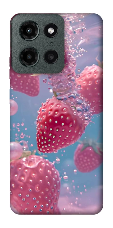 Чохол на Motorola Moto G Power (2025) Полуниця в воді фото 1 з 1