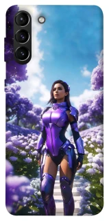 Чехол на Samsung Galaxy S21+ Cyber space girl ver.4 фото 1 из 1