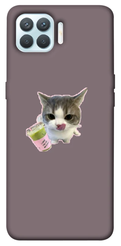 Чохол на Oppo F17 Pro cat matcha фото 1 з 1