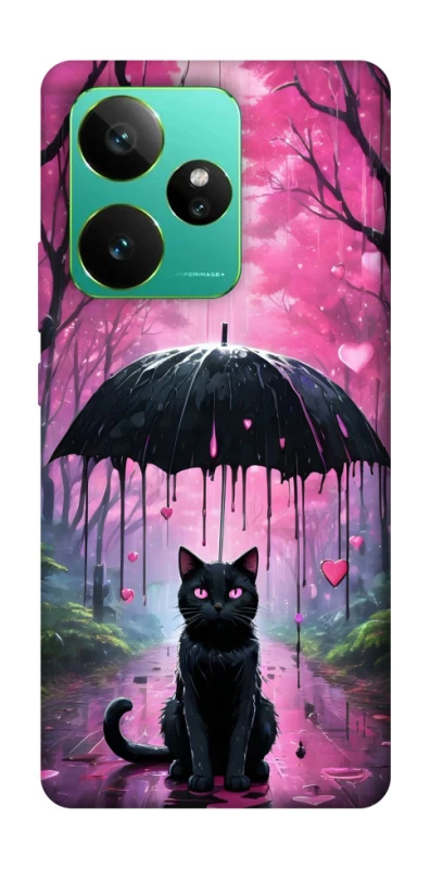 Чохол на Realme GT 7 Black cat фото 1 з 1