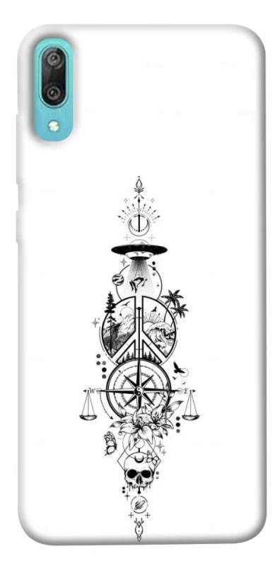 Чехол на Huawei Y6 Pro (2019) Tattoo ver.7 фото 1 из 1