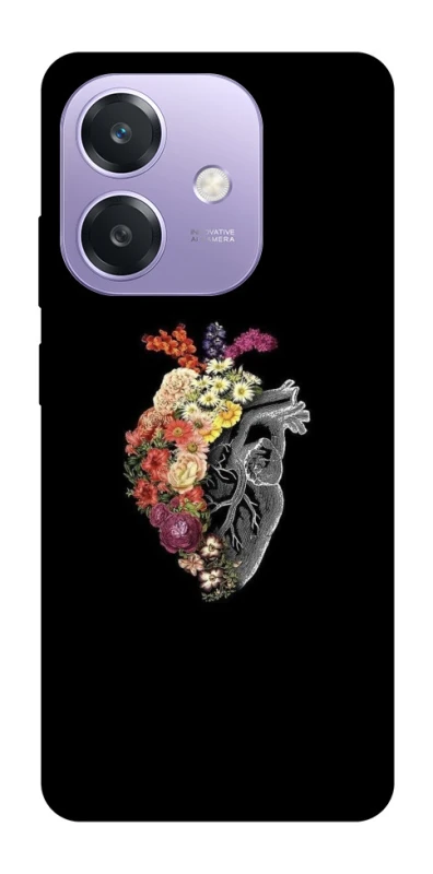 Чехол на Oppo A3X Heart with flowers фото 1 из 1