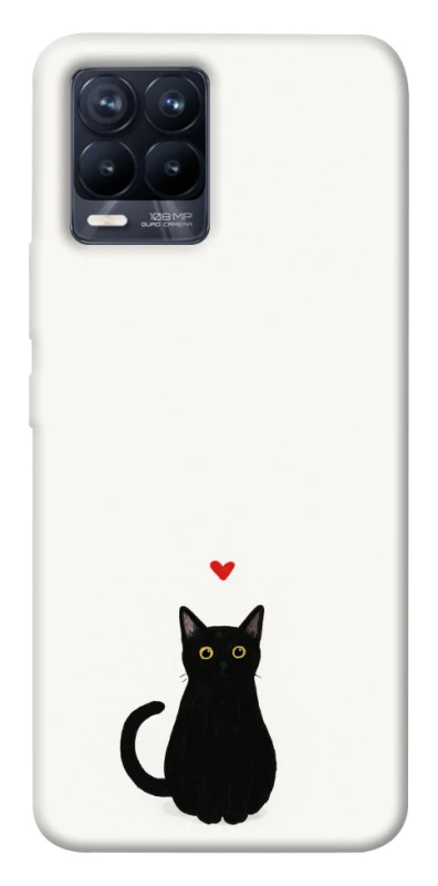 Чохол на Realme 8 cat in love фото 1 Чохол на Realme 8 cat in love фото 1 з 1
